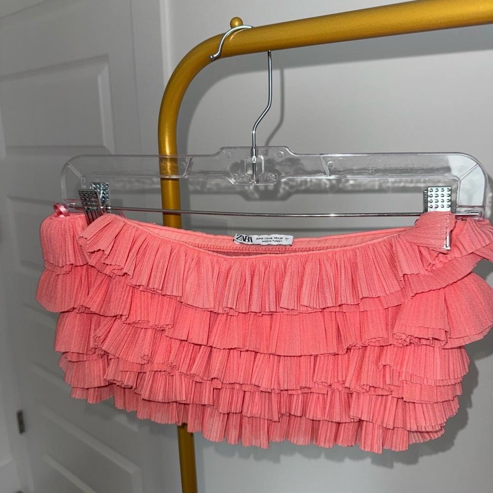 Zara Pink Pleated Top